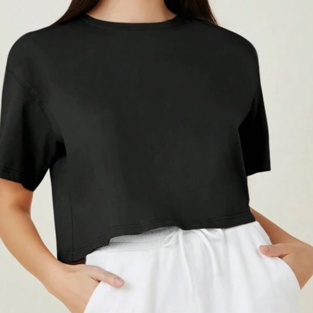 NWT SHEIN || Black Women's Crop Top